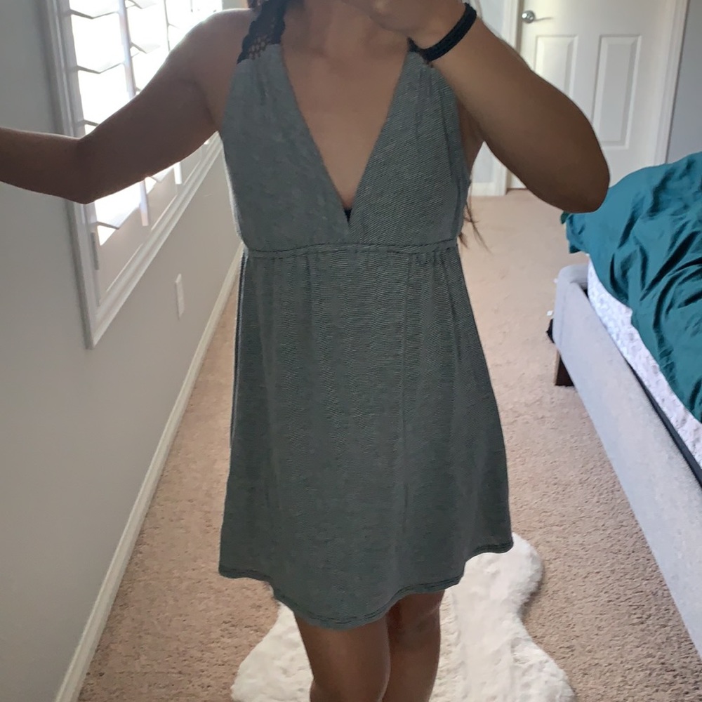 Black dress with detail in back